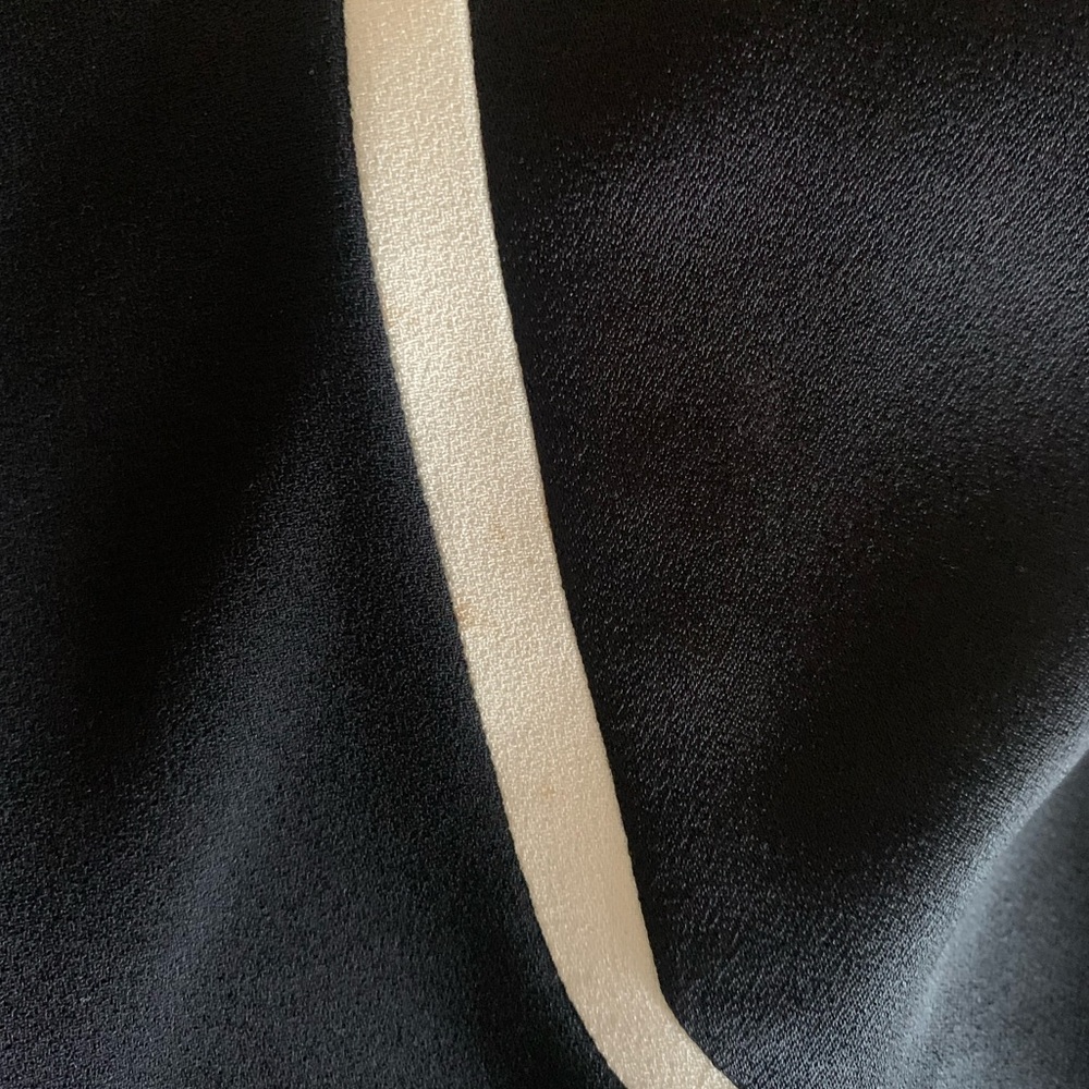 Rag & Bone Black And White Piped Sleeveless Top - image 7